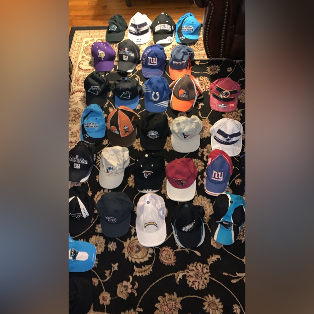 Hat Cap Lot Reseller Mixed Sports BIG NFL Bundle of 31